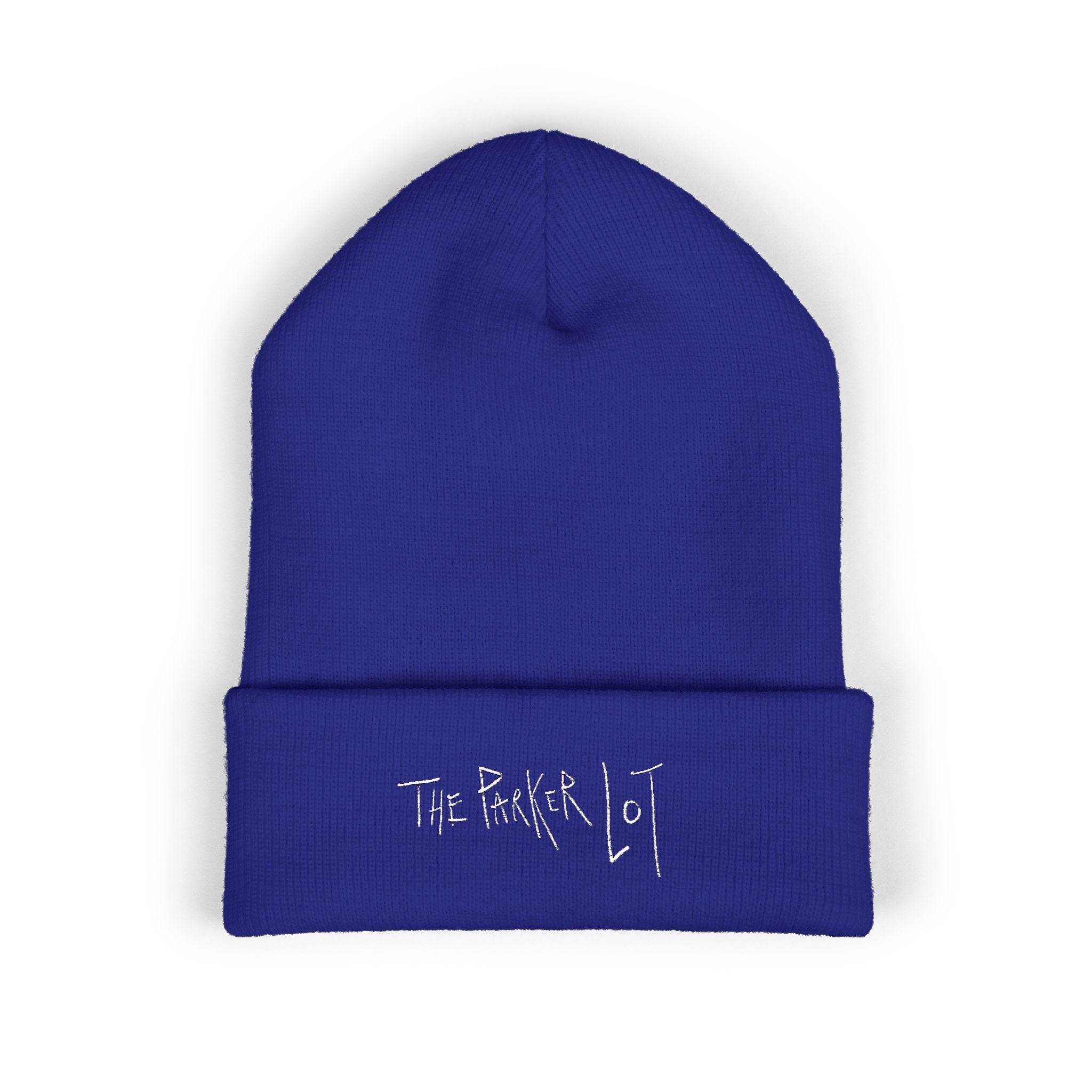 The Parker Lot, Classic Logo Beanie, White font