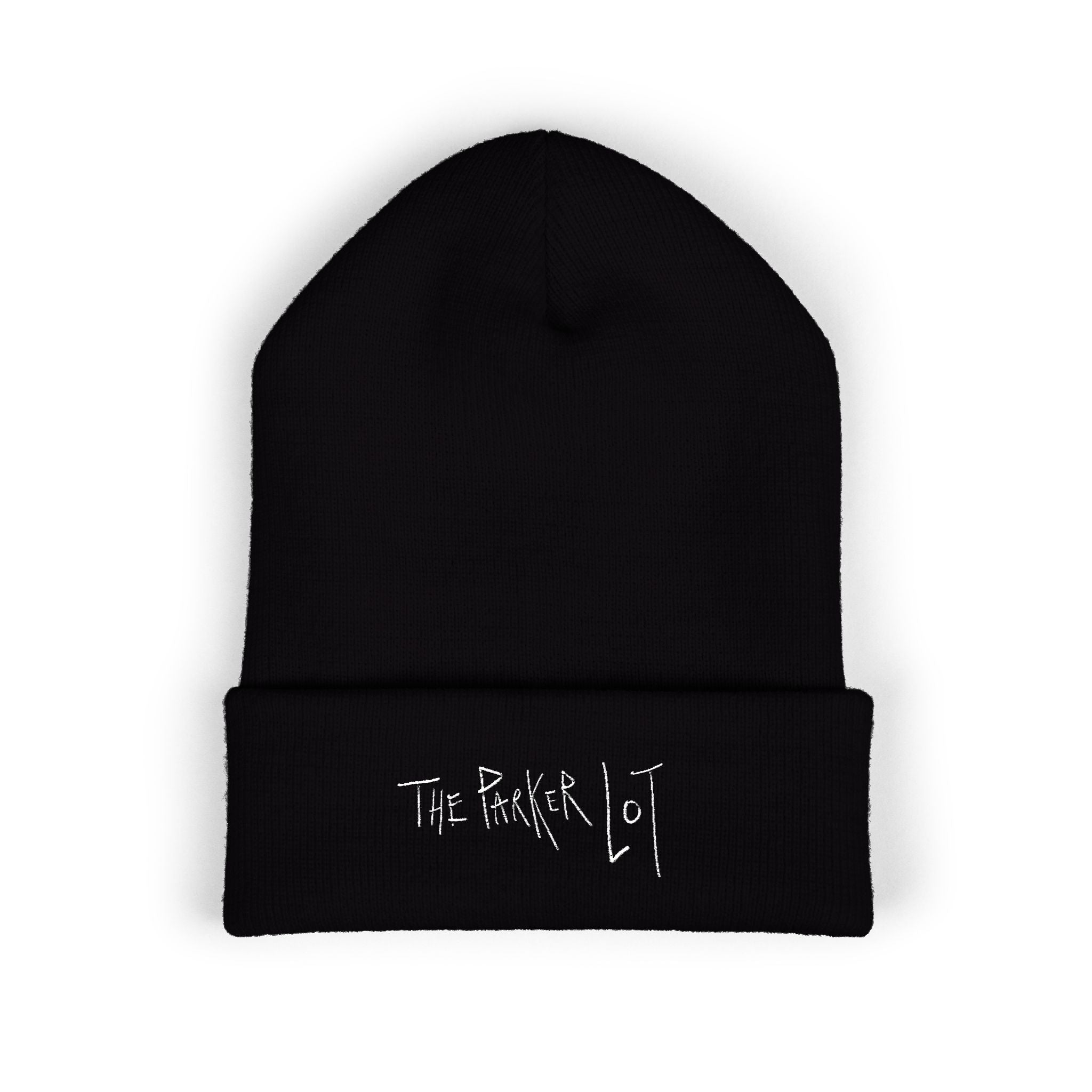 The Parker Lot, Classic Logo Beanie, White font