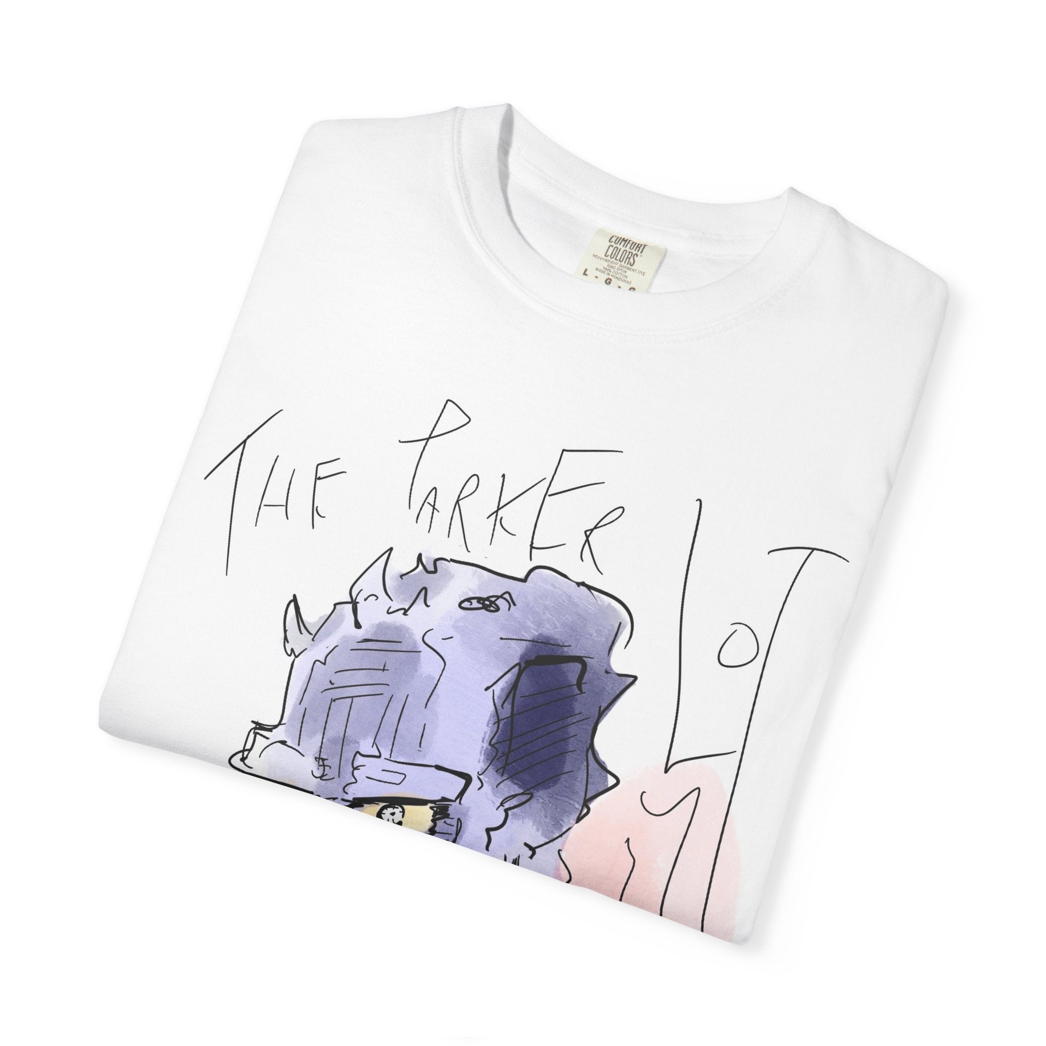 Purple skull tee
