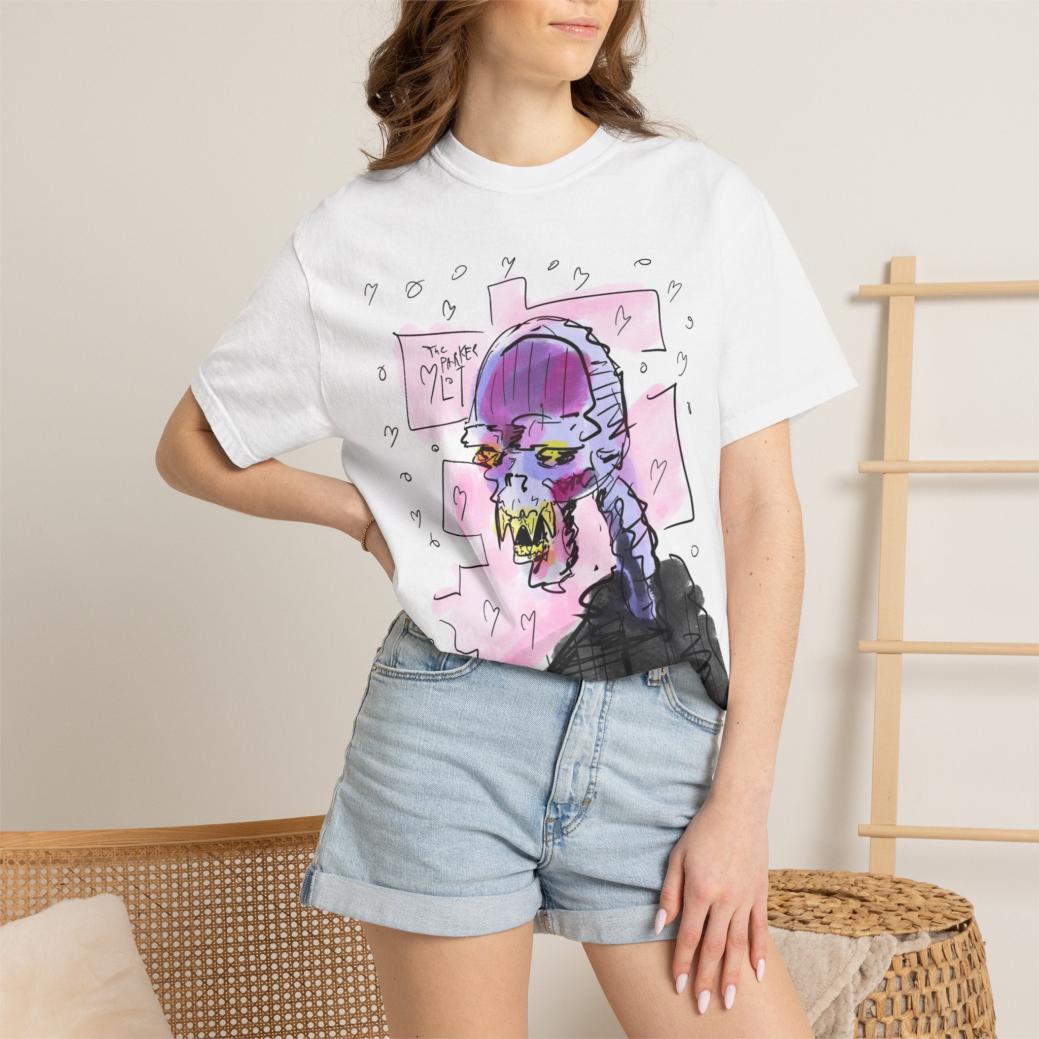 Pink skull