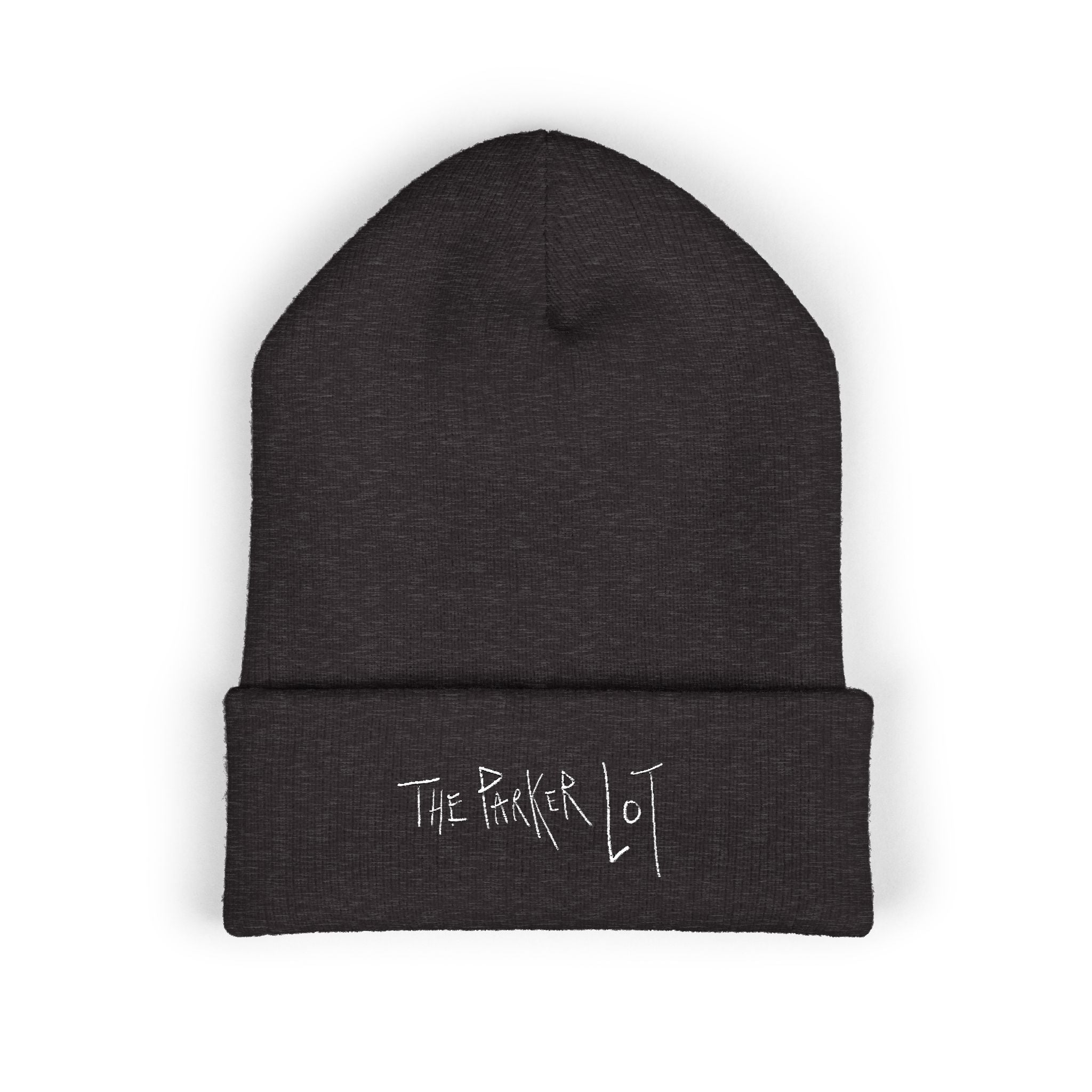 The Parker Lot, Classic Logo Beanie, White font