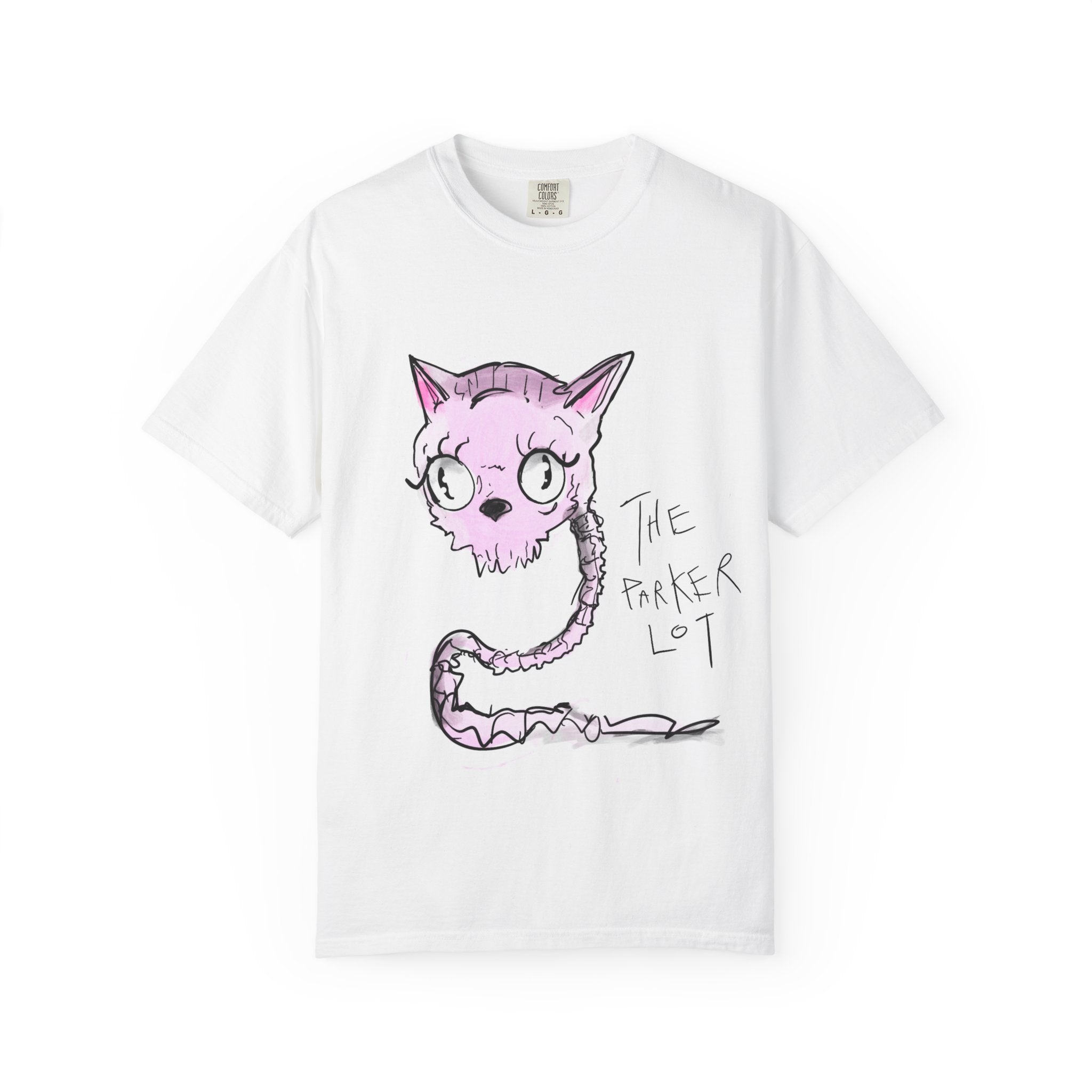 Pink Kitty Skull tee
