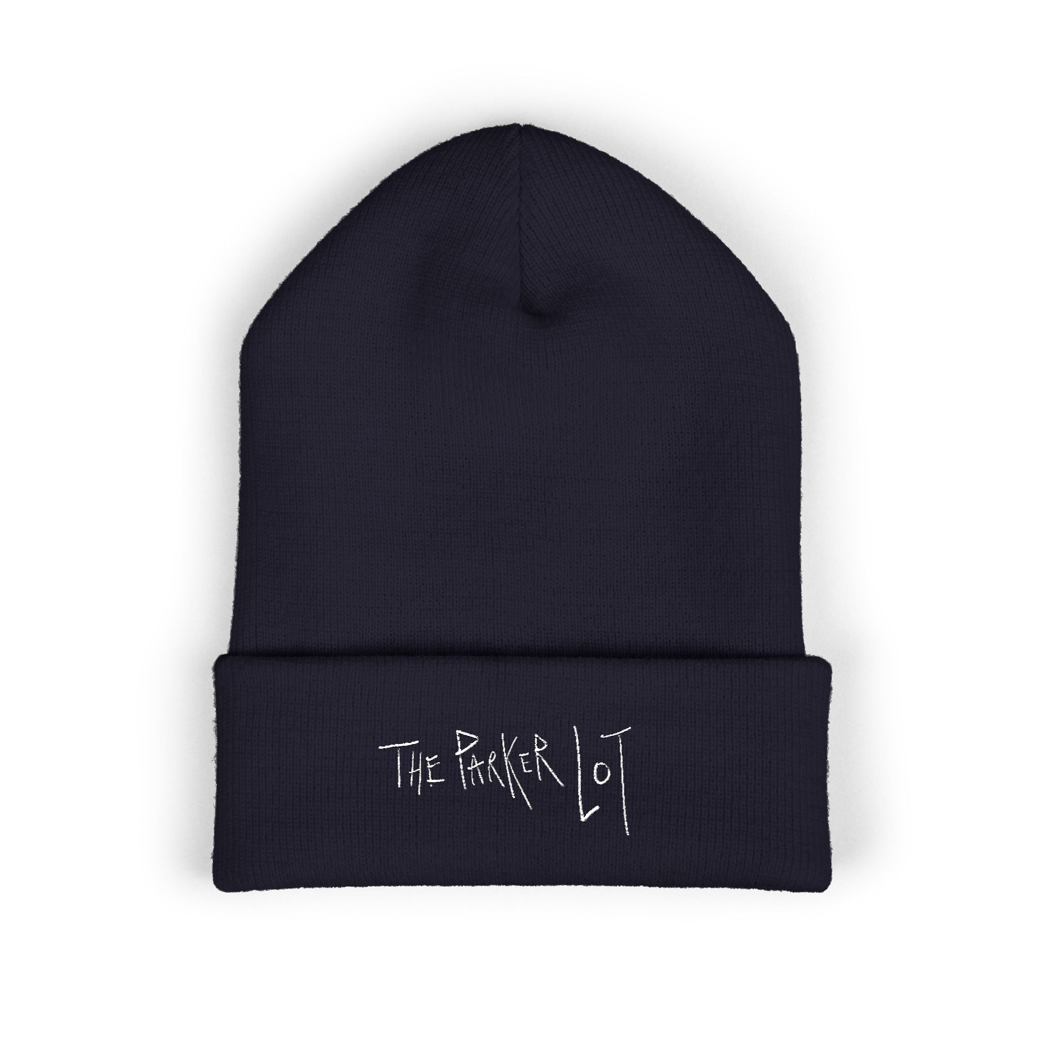 The Parker Lot, Classic Logo Beanie, White font